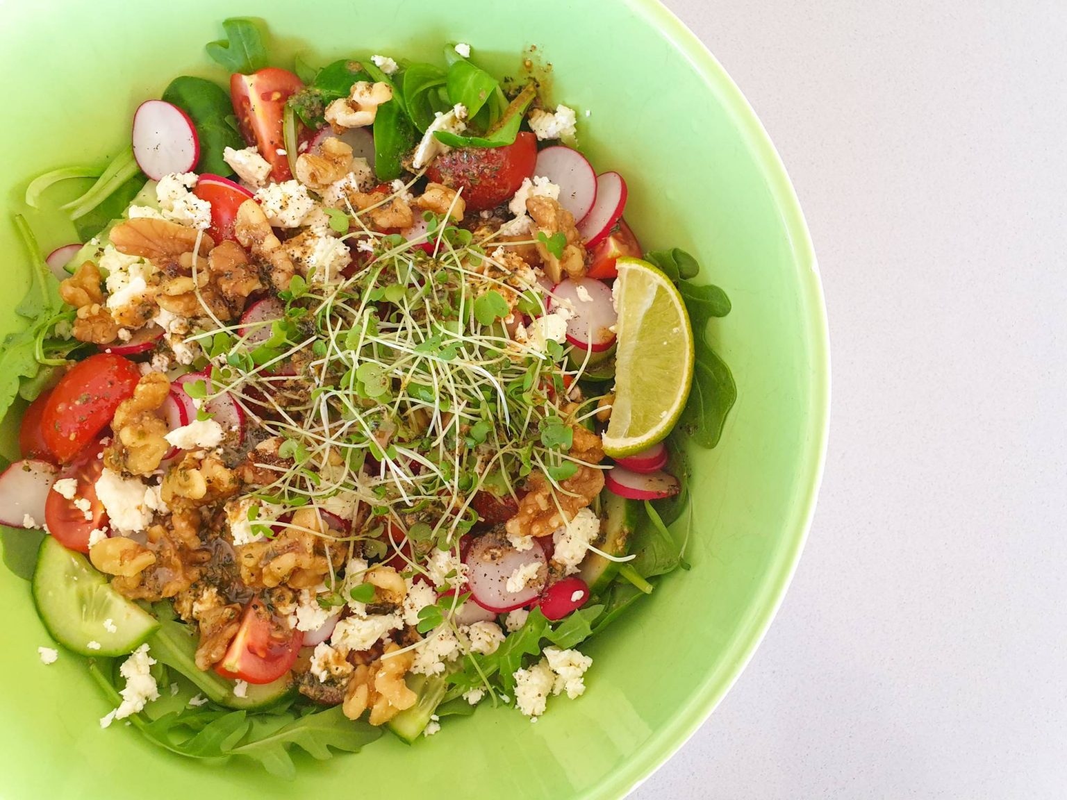 Salade Met Radijsjes Feta En Walnoten Smullen Met Sanne